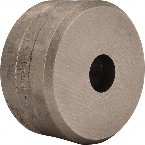 Cleveland Steel Tool - 5/8 Inch Diameter Round Ironworker Die - 2-3/8 Inch Head Diameter, 1-1/4 Inch Head Height - Exact Tooling
