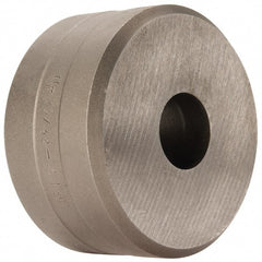 Cleveland Steel Tool - 23/32 Inch Diameter Round Ironworker Die - 2-3/8 Inch Head Diameter, 1-1/4 Inch Head Height - Exact Tooling