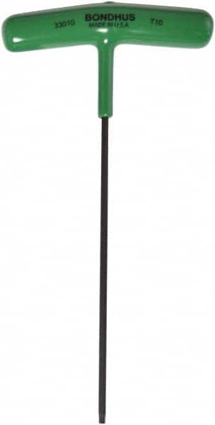 Bondhus - T10 Standard Torx Key - T-Handle Cushion Grip, Protanium High Torque Steel - Exact Tooling