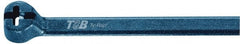 Thomas & Betts - 3.62" Long Blue Nylon Standard Cable Tie - 18 Lb Tensile Strength, 0.91mm Thick, 15.9mm Max Bundle Diam - Exact Tooling