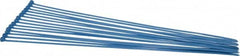 Thomas & Betts - 14.2" Long Blue Nylon Standard Cable Tie - 50 Lb Tensile Strength, 1.19mm Thick, 102mm Max Bundle Diam - Exact Tooling