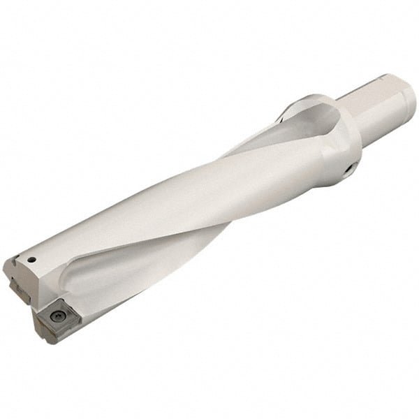 Iscar - 3.94" Max Drill Depth, 4xD, 25mm Diam, Indexable Insert Drill - 2 Inserts, 1-1/4" Shank Diam, Straight Shank - Exact Tooling