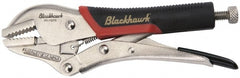 Blackhawk by Proto - 7-5/16" OAL Flat Jaw Locking Pliers - 1-25/32" Jaw Width, 5/8" Jaw Depth, Standard Handle - Exact Tooling
