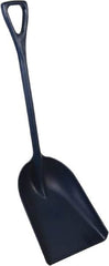 Remco - 17-1/8" High Square Plastic Shovel - 27" Long D-Grip Handle - Exact Tooling
