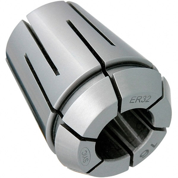 Techniks - 17/32" ER25 Coolant Collet - 1.339" OAL, 1.02" Overall Diam - Exact Tooling