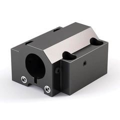 Global CNC Industries - Turret & VDI Tool Holders; Type: Mazak ID Block ; Clamping System: 94mm X 84mm ; Tool Axis: ID ; Through Coolant: No ; Additional Information: 4 Mounting Holes - Exact Tooling