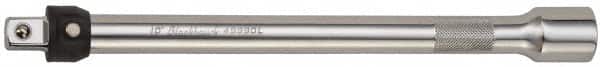 Blackhawk by Proto - 1/2" Drive Locking Socket Extension - 9-7/8" OAL, Nickel Chrome Finish - Exact Tooling