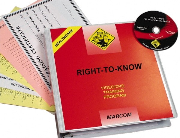 Marcom - Right to Know for Healthcare Facilities, Multimedia Training Kit - 21 Minute Run Time DVD, English and Spanish - Exact Tooling
