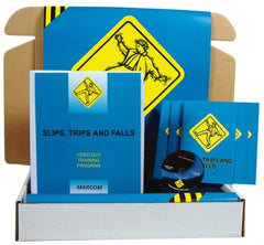 Marcom - Slips, Trips and Falls, Multimedia Training Kit - 17 Minute Run Time DVD, English and Spanish - Exact Tooling