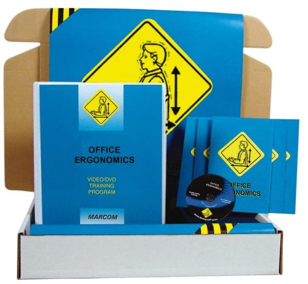 Marcom - Office Ergonomics, Multimedia Training Kit - 21 Minute Run Time DVD, English and Spanish - Exact Tooling