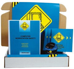 Marcom - Computer Workstation Safety, Multimedia Training Kit - 18 Minute Run Time DVD, English and Spanish - Exact Tooling