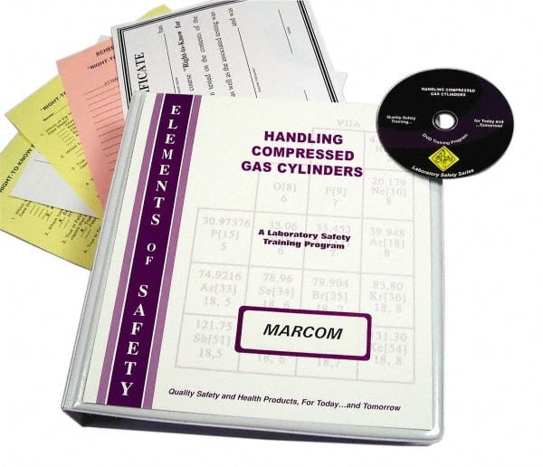 Marcom - Handling of Compressed Gas Cylinders, Multimedia Training Kit - DVD, English - Exact Tooling