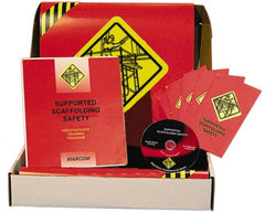 Marcom - Supported Scaffolding Safety, Multimedia Training Kit - 20 Minute Run Time DVD, English and Spanish - Exact Tooling