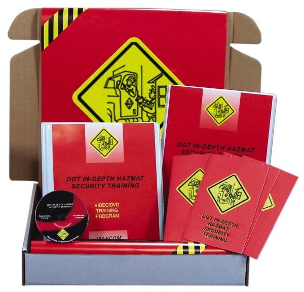 Marcom - DOT In-Depth HazMat Security, Multimedia Training Kit - 16 Minute Run Time DVD, English and Spanish - Exact Tooling