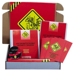 Marcom - DOT In-Depth HazMat Security, Multimedia Training Kit - 16 Minute Run Time DVD, English and Spanish - Exact Tooling