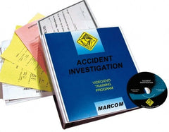 Marcom - Accident Investigation, Multimedia Training Kit - 13 Minute Run Time DVD, English and Spanish - Exact Tooling