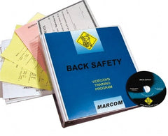 Marcom - Back Safety, Multimedia Training Kit - 21 Minute Run Time DVD, English and Spanish - Exact Tooling