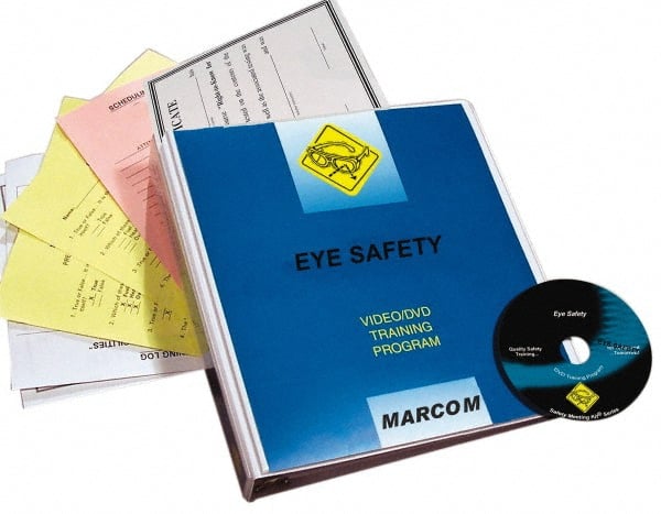 Marcom - Eye Safety, Multimedia Training Kit - 15 Minute Run Time DVD, English - Exact Tooling
