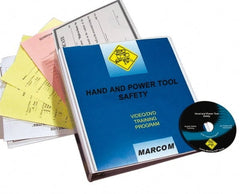 Marcom - Hand and Power Tool Safety, Multimedia Training Kit - 18 Minute Run Time DVD, English and Spanish - Exact Tooling