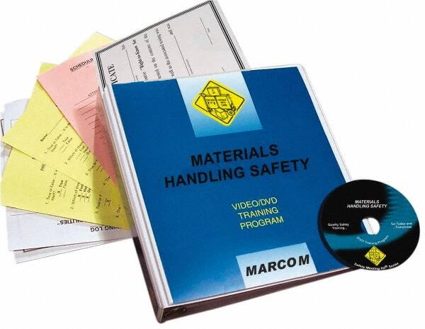 Marcom - Materials Handling Safety, Multimedia Training Kit - 14 Minute Run Time DVD, English and Spanish - Exact Tooling