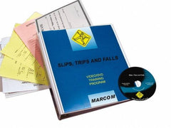 Marcom - Slips, Trips and Falls, Multimedia Training Kit - 17 Minute Run Time DVD, English and Spanish - Exact Tooling
