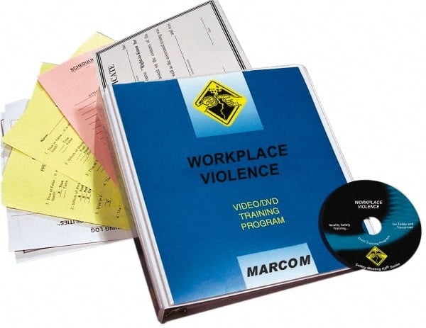 Marcom - Workplace Violence, Multimedia Training Kit - 14 Minute Run Time DVD, English and Spanish - Exact Tooling