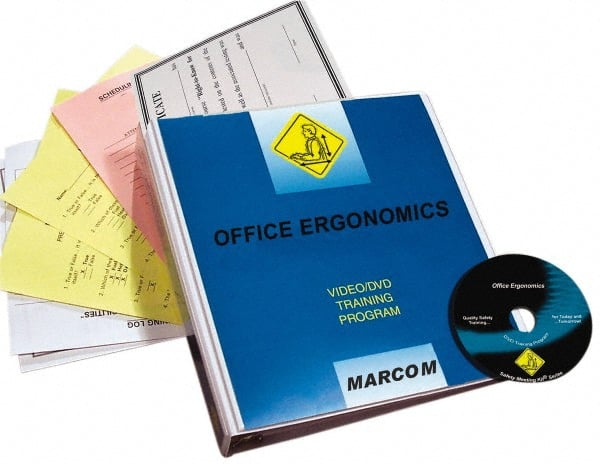 Marcom - Office Ergonomics, Multimedia Training Kit - 21 Minute Run Time DVD, English and Spanish - Exact Tooling