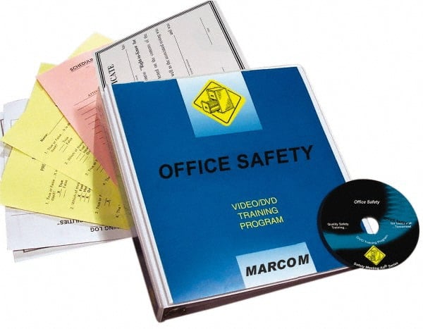 Marcom - Office Safety, Multimedia Training Kit - 22 Minute Run Time DVD, English and Spanish - Exact Tooling