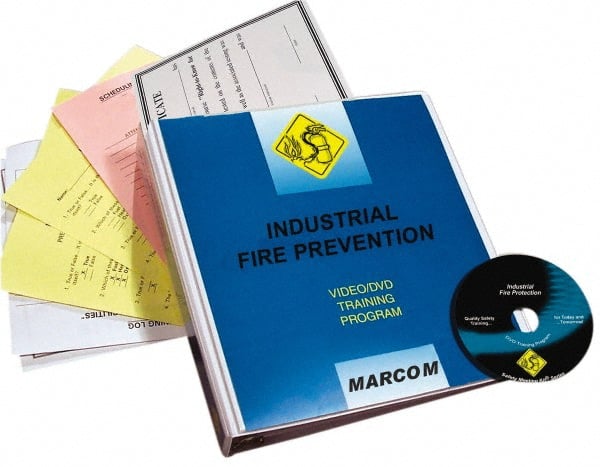 Marcom - Industrial Fire Prevention, Multimedia Training Kit - 22 Minute Run Time DVD, English and Spanish - Exact Tooling