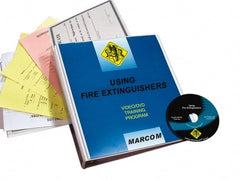 Marcom - Using Fire Extinguishers, Multimedia Training Kit - 18 Minute Run Time DVD, English and Spanish - Exact Tooling