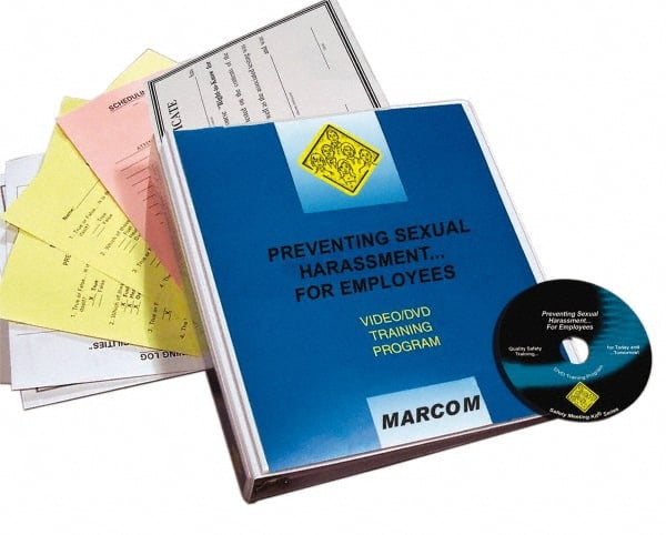 Marcom - Preventing Sexual Harassment for Employees, Multimedia Training Kit - 16 Minute Run Time DVD, English and Spanish - Exact Tooling