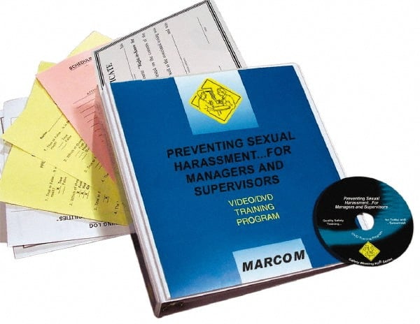 Marcom - Preventing Sexual Harassment for Managers and Supervisors, Multimedia Training Kit - 16 Minute Run Time DVD, English and Spanish - Exact Tooling
