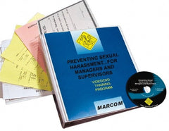 Marcom - Preventing Sexual Harassment for Managers and Supervisors, Multimedia Training Kit - 16 Minute Run Time DVD, English and Spanish - Exact Tooling