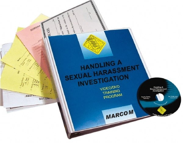 Marcom - Handling a Sexual Harassment Investigation, Multimedia Training Kit - 20 Minute Run Time DVD, English and Spanish - Exact Tooling