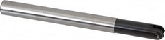 LMT - 3/4" Cut Diam, 2.36" Max Depth of Cut, 3/4" Shank Diam, 8.27" OAL, Indexable Ball Nose End Mill - 2.36" Head Length, Straight Shank, EBG-R Toolholder, WPR 0750 Insert - Exact Tooling