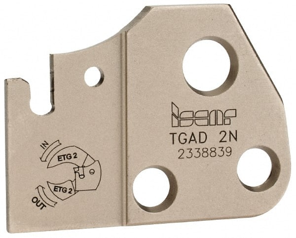 Iscar - 0.071 to 0.0945" Groove Width, Neutral Cut, Indexable Grooving Blade - TAG N.., TAG R/L.. Insert Style, Series Tang-Grip - Exact Tooling