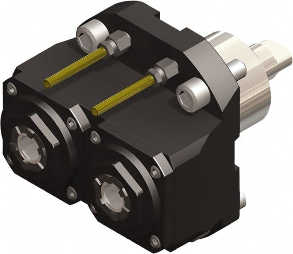 Lyndex - 5/8" Max Cut, 5/8" Shank Diam, Mori Seiki Live Milling/Drilling - 3.3858" Projection, ER25 Series - Exact Tooling