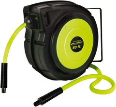 Legacy - 50' Spring Retractable Hose Reel - 150 psi, Hose Included - Exact Tooling