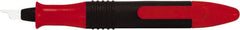 Shaviv - Bi-Directional Hand Deburring Curved Tool - Q Blade Holder, Ceramic Blade, 1" Blade Length, 5-3/4" OAL - Exact Tooling