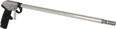 Guardair - 120 Max psi High Power Venturi Nozzle Pistol Grip Blow Gun - 3/8 NPT, 18" Tube Length, Aluminum - Exact Tooling