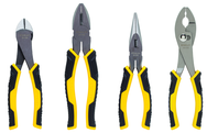 STANLEY® 4 Piece Bi-Material Plier Set - Exact Tooling