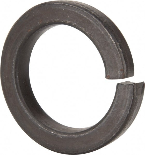 Value Collection - 1-7/8", 1.883" ID, 0.422" Thick Split Lock Washer - Grade 8 Spring Steel, Uncoated, 1.883" Min ID, 1.914" Max ID, 2.811" Max OD - Exact Tooling