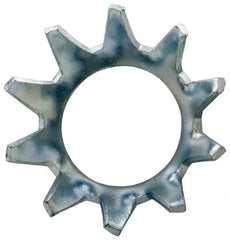 Value Collection - #6 Screw, 0.15" ID, Stainless Steel External Tooth Lock Washer - 0.298" OD, Grade 410 - Exact Tooling
