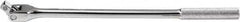 SK - 1/2" Drive Socket Flex Handle - 16" OAL, Chrome Finish - Exact Tooling