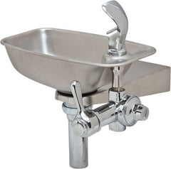 Halsey Taylor - Wall Mounted Bracket Water Cooler & Fountain - Push Button Operated Bubbler, Stainless Steel - Exact Tooling