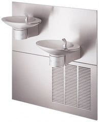 Halsey Taylor - 7.5 GPH Cooling Capacity Barrier Free Wall Mounted Water Cooler & Fountain - Bi-Level, 40 to 105 psi, 120 VAC Volts, 325 Watts, 4.5 Full Load Amperage, Stainless Steel - Exact Tooling