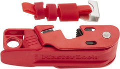 Master Lock - Polymer/Steel Multi-Pole Circuit Breaker Lockout - 120/240 Volt, 1 Padlock, 2 Circuits - Exact Tooling
