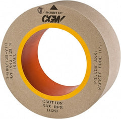 Camel Grinding Wheels - 24" Diam x 12" Hole x 4" Wide Centerless & Cylindrical Grinding Wheel - 80 Grit, Aluminum Oxide, Type 1, Vitrified Bond, No Recess - Exact Tooling