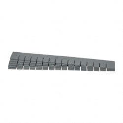 Quantum Storage - 22.4" Wide x 3" High, Gray Bin Divider - Use with DG93030 - Exact Tooling
