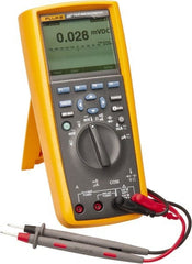 Fluke - 287, CAT IV, CAT III, 1,000 VAC/VDC, Digital True RMS Auto Ranging Manual Ranging Multimeter - 500 mOhm, Measures Voltage, Capacitance, Current, Frequency, Resistance, Temperature - Exact Tooling